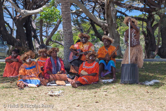 Musiciens Mélanésiens