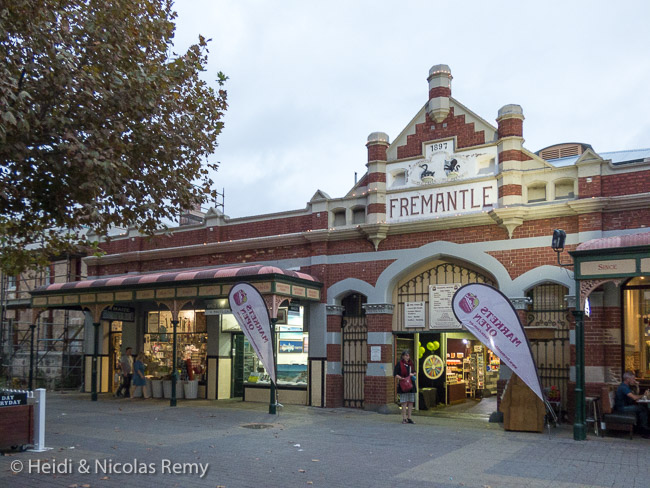 Le marché couvert de Fremantle devient rapidement le point focal de nos visites en ville